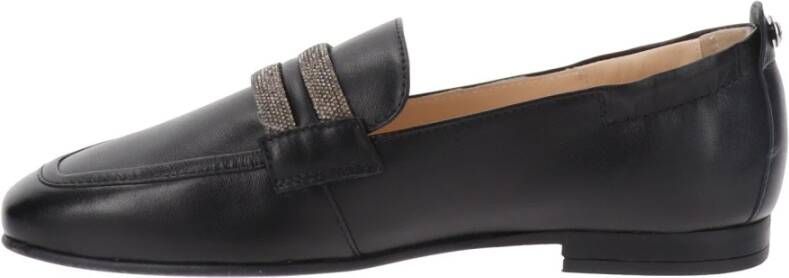 Nerogiardini Leren Dames Loafers Elegante Stijl Black Dames