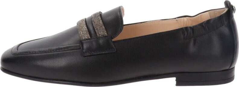 Nerogiardini Leren Dames Loafers Elegante Stijl Black Dames