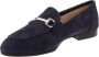 Nerogiardini Leren Dames Loafers Slip-On Stijl Blue Dames - Thumbnail 10