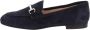 Nerogiardini Leren Dames Loafers Slip-On Stijl Blue Dames - Thumbnail 12