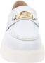 Nerogiardini Leren Dames Loafers Slip-On Stijl White Dames - Thumbnail 3