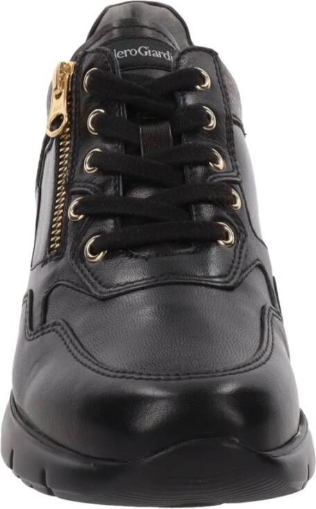 Nerogiardini Leren Dames Sneakers Black Dames