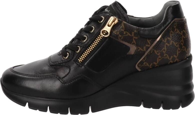 Nerogiardini Leren Dames Sneakers Black Dames