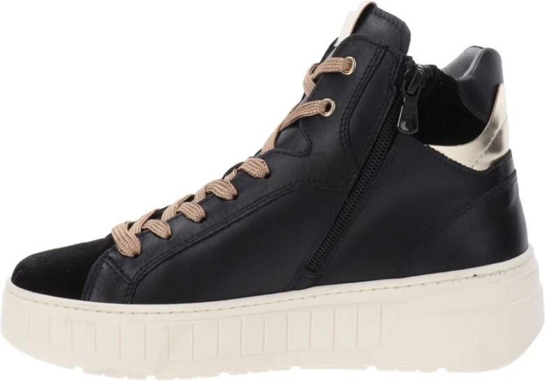 Nerogiardini Leren Dames Sneakers Modern Veelzijdig Black Dames