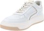 Nerogiardini Leren Vetersneakers voor Dames White Dames - Thumbnail 4