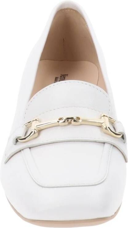 Nerogiardini Leren Dameshakken Slip-On Sluiting White Dames