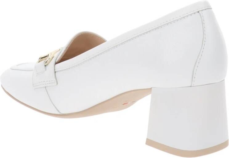 Nerogiardini Leren Dameshakken Slip-On Sluiting White Dames