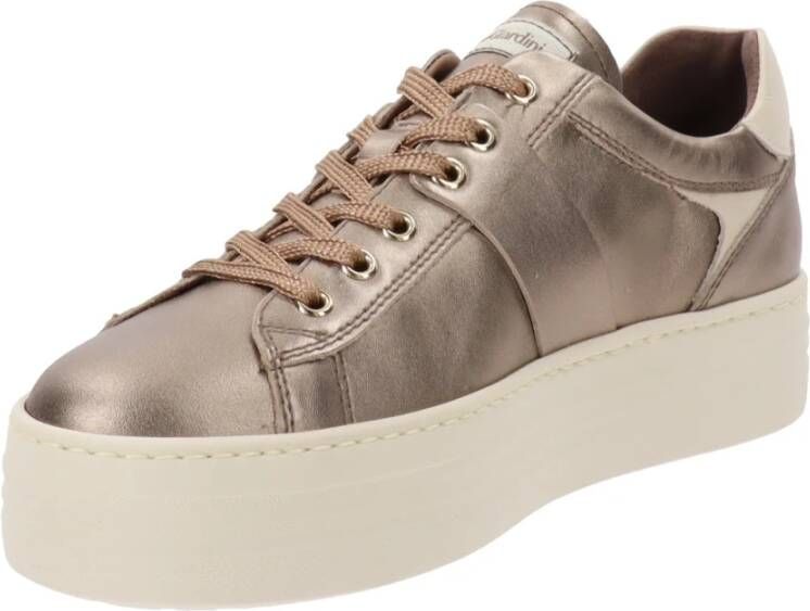 Nerogiardini Leren Damesneakers Stijlvol Comfort Brown Dames