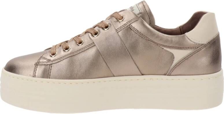 Nerogiardini Leren Damesneakers Stijlvol Comfort Brown Dames