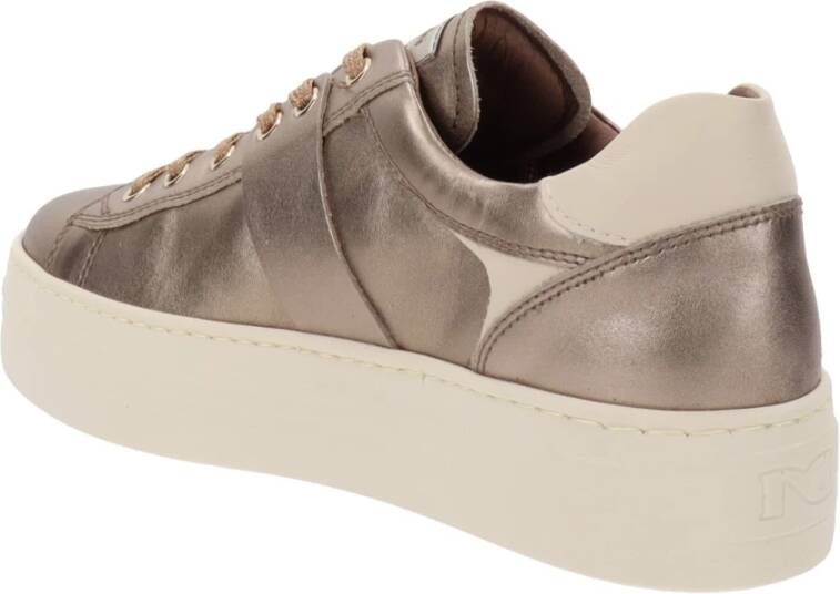 Nerogiardini Leren Damesneakers Stijlvol Comfort Brown Dames