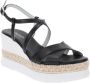 Nerogiardini Leren Gesp Sandalen Black Dames - Thumbnail 10