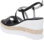 Nerogiardini Leren Gesp Sandalen Black Dames - Thumbnail 14