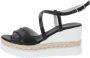 Nerogiardini Leren Gesp Sandalen Black Dames - Thumbnail 15