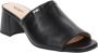 Nerogiardini Leren Damesandalen Slip-On Sluiting Black Dames - Thumbnail 9