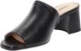 Nerogiardini Leren Damesandalen Slip-On Sluiting Black Dames - Thumbnail 11