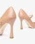 Nerogiardini Leren damesschoenen met gesp Beige Dames - Thumbnail 4