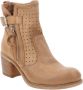 Nerogiardini Leren Enkellaarzen Comfort Stijl Brown Dames - Thumbnail 9