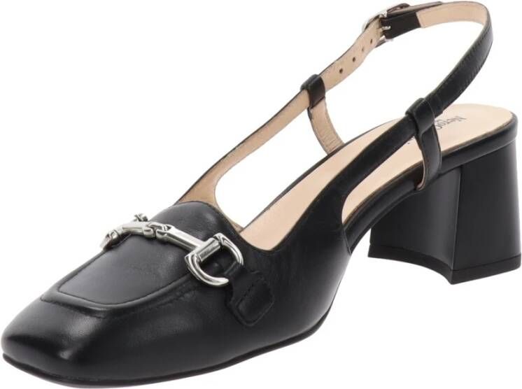 Nerogiardini Leren Gesp Sandalen Black Dames