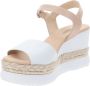 Nerogiardini Witte Leren Sandalen Stijlvol Ontwerp White Dames - Thumbnail 5