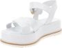 Nerogiardini Leren Gesp Sandalen White Dames - Thumbnail 4