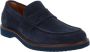 Nerogiardini Leren Heren Loafers Slip-On Stijl Blue Heren - Thumbnail 2