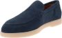 Nerogiardini Leren Heren Loafers Comfort Stijl Blue Heren - Thumbnail 5