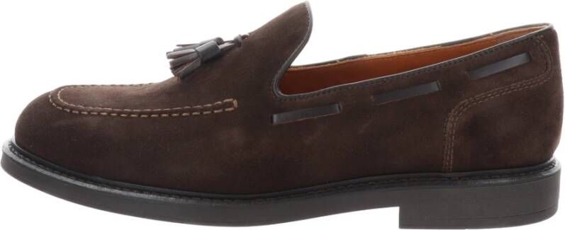 Nerogiardini Leren Heren Loafers Stijlvol Comfort Blue Heren