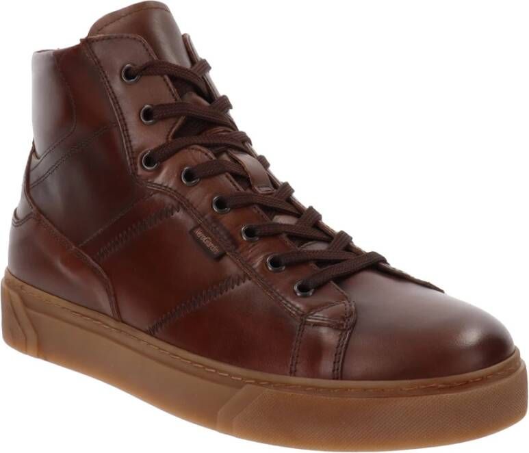 Nerogiardini Leren Heren Sneakers Brown Heren