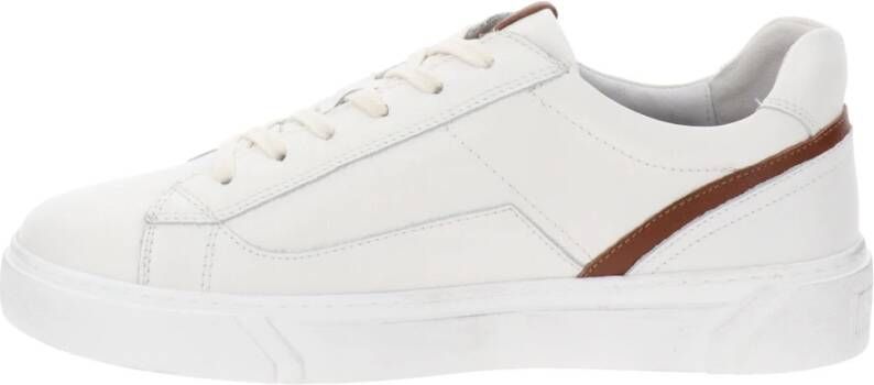 Nerogiardini Leren Heren Sneakers Comfort Stijl White Heren