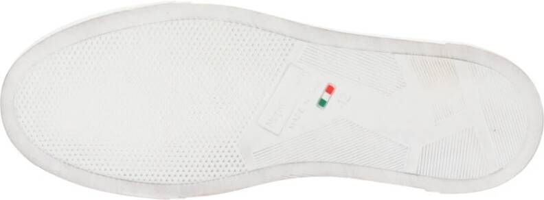 Nerogiardini Leren Heren Sneakers Comfort Stijl White Heren