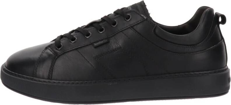 Nerogiardini Leren Heren Sneakers Stijlvol Comfort Black Heren