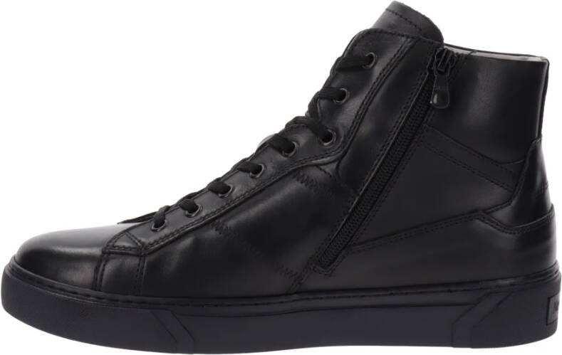 Nerogiardini Leren Heren Sneakers Stijlvol Comfort Black Heren