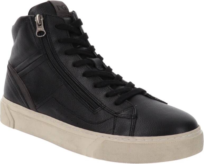 Nerogiardini Leren Heren Sneakers Stijlvol Comfort Black Heren