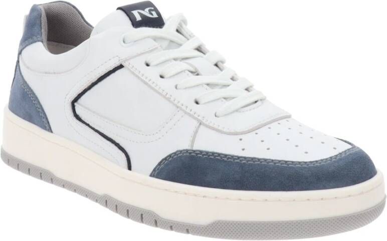 Nerogiardini Leren Heren Sneakers Stijlvol en White Heren