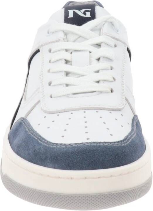 Nerogiardini Leren Heren Sneakers Stijlvol en White Heren