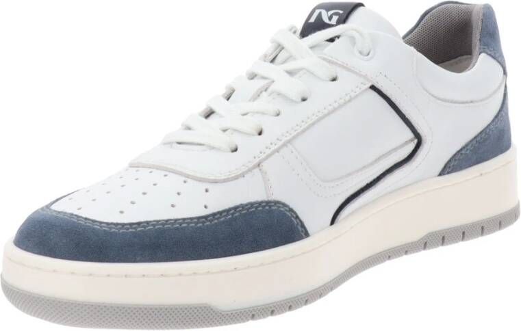 Nerogiardini Leren Heren Sneakers Stijlvol en White Heren