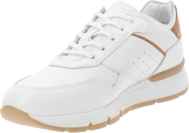 Nerogiardini Leren Heren Sneakers Trendy Stijl White Heren