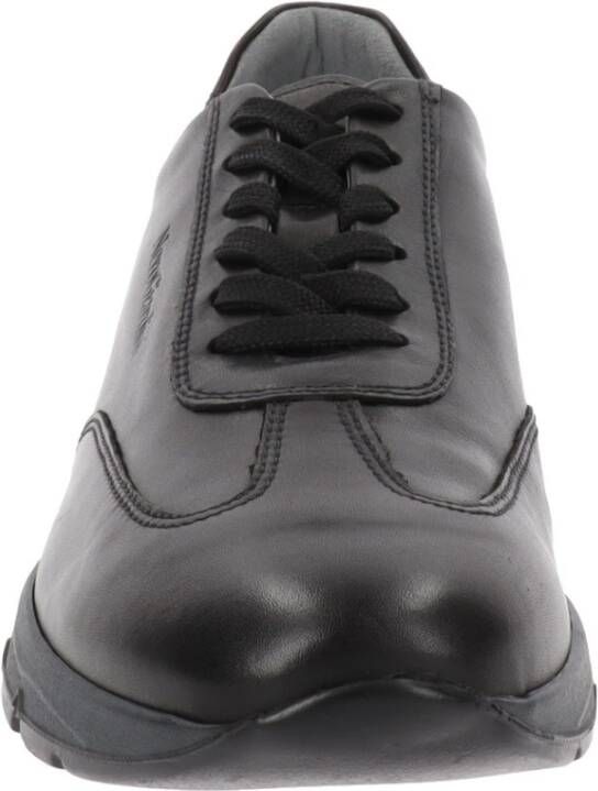 Nerogiardini Leren Heren Sneakers Vetersluiting Black Dames