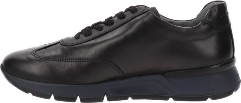 Nerogiardini Leren Heren Sneakers Vetersluiting Black Dames