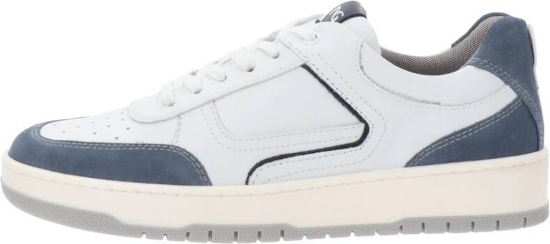 Nerogiardini Leren Heren Sneakers Vetersluiting White Dames