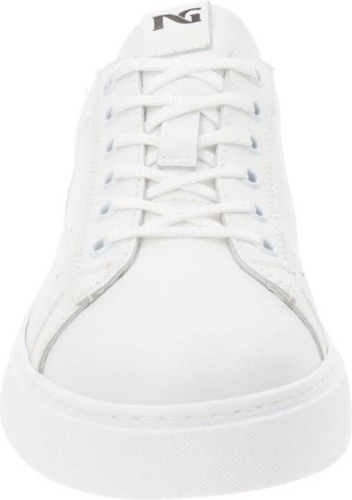 Nerogiardini Leren Herenmode Sneakers White Heren