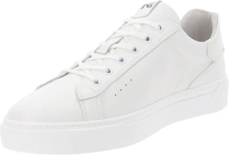 Nerogiardini Leren Herenmode Sneakers White Heren