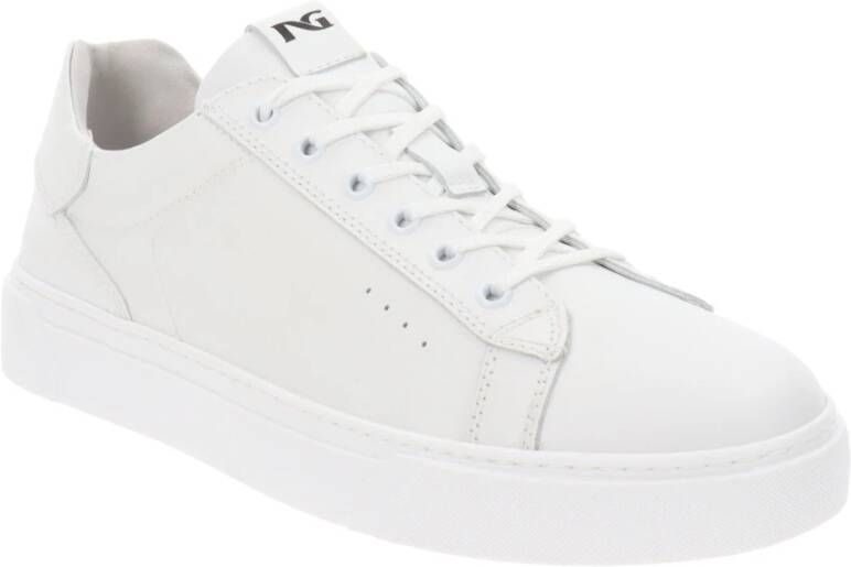 Nerogiardini Leren Herenmode Sneakers White Heren