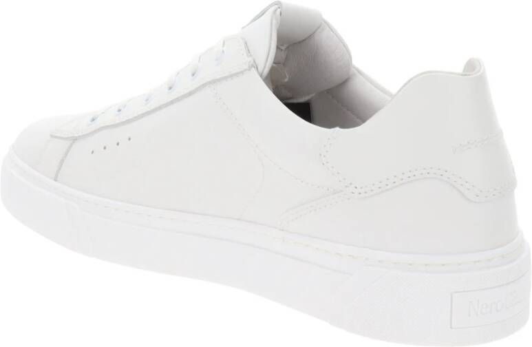 Nerogiardini Leren Herenmode Sneakers White Heren