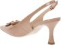 Nerogiardini Leren Hoge Hakken Elegant Beige Dames - Thumbnail 6