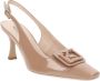 Nerogiardini Leren Hoge Hakken Elegant Beige Dames - Thumbnail 9