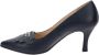 Nerogiardini Leren Hoge Hakken Schoenen Elegant Comfort Blue Dames - Thumbnail 5