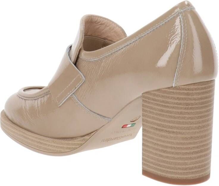 Nerogiardini Leren Hoge Hakken Schoenen Vrouwen Beige Dames