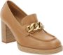 Nerogiardini Leren Hoge Hakken Schoenen voor Vrouwen Brown Dames - Thumbnail 11