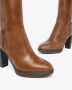 Nerogiardini Leren Dameslaarzen Elegant Comfortabele Stijl Brown Dames - Thumbnail 3